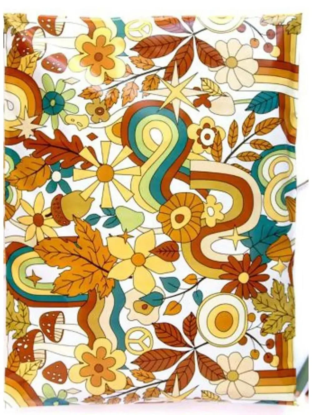 20-pack 10 x 13 Poly Mailers in Hippie Vibes